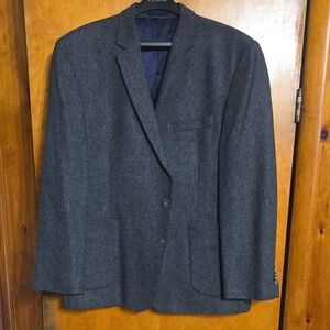 Jos. A. Bank 100% Wool Charcoal Blazer